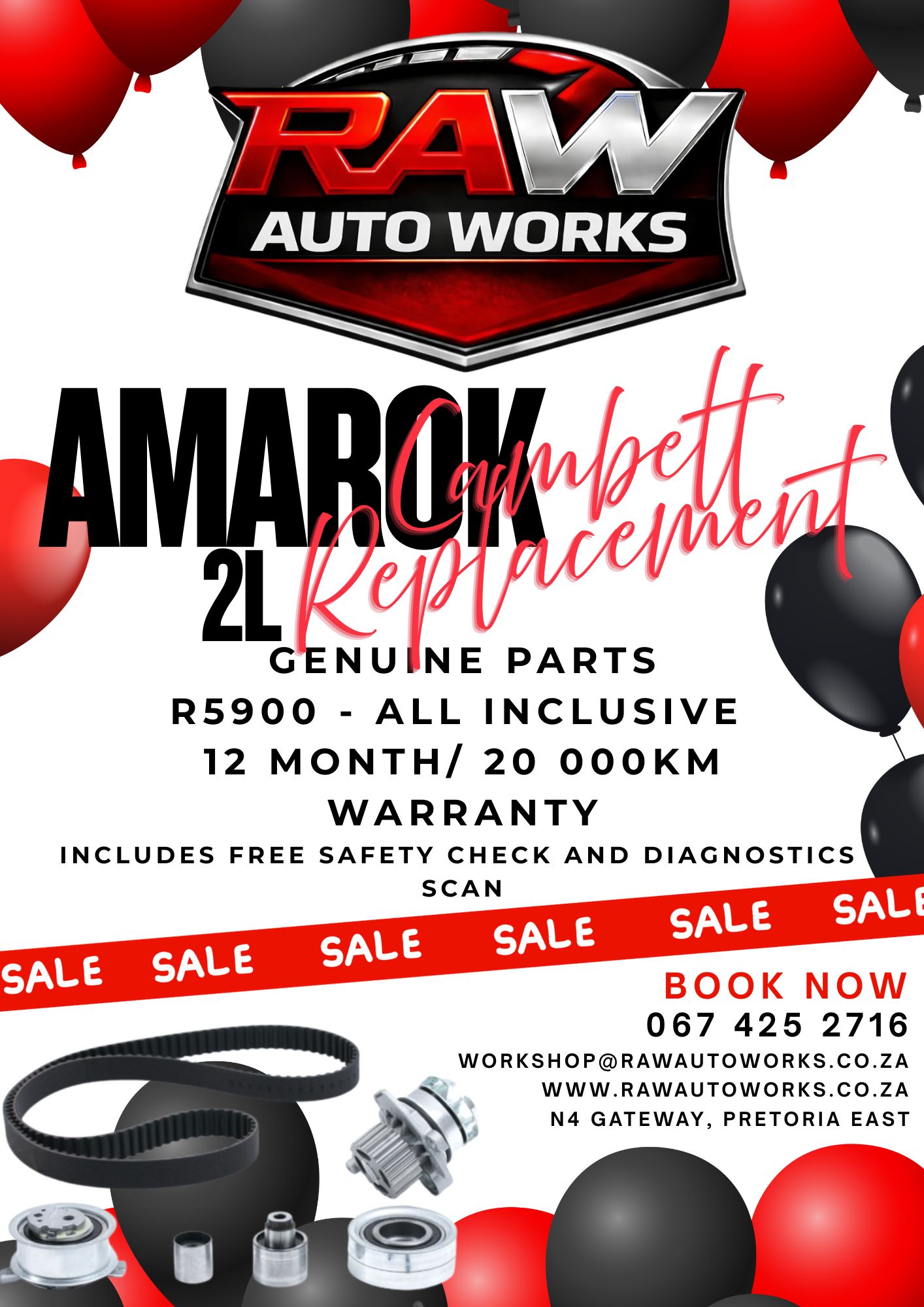 RAW Auto Works promotional offer 1
