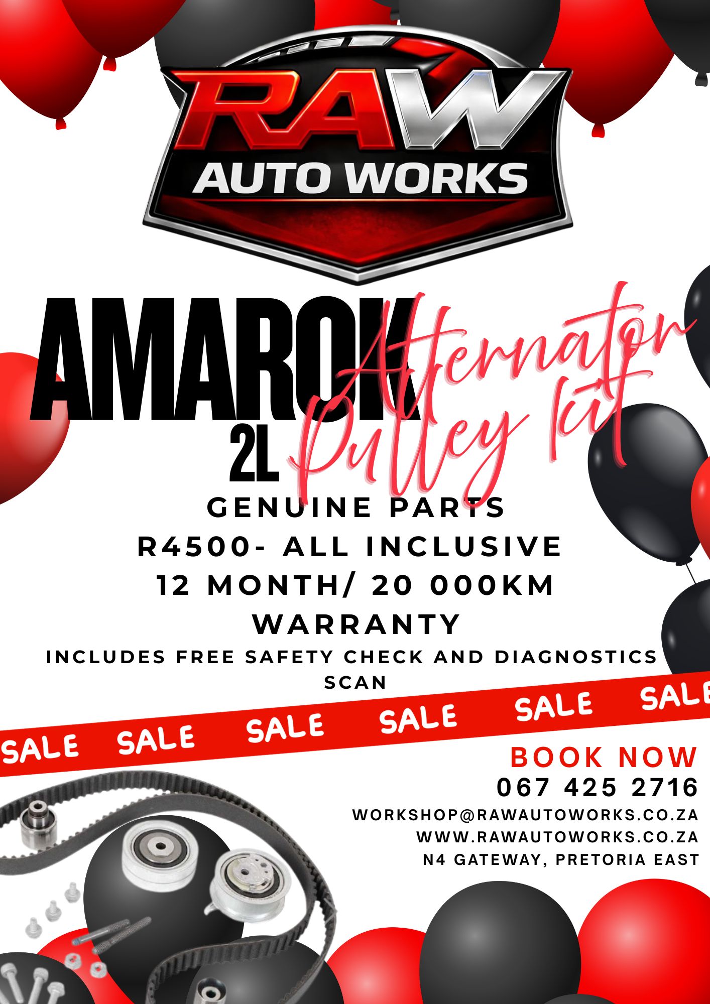 RAW Auto Works promotional offer 4