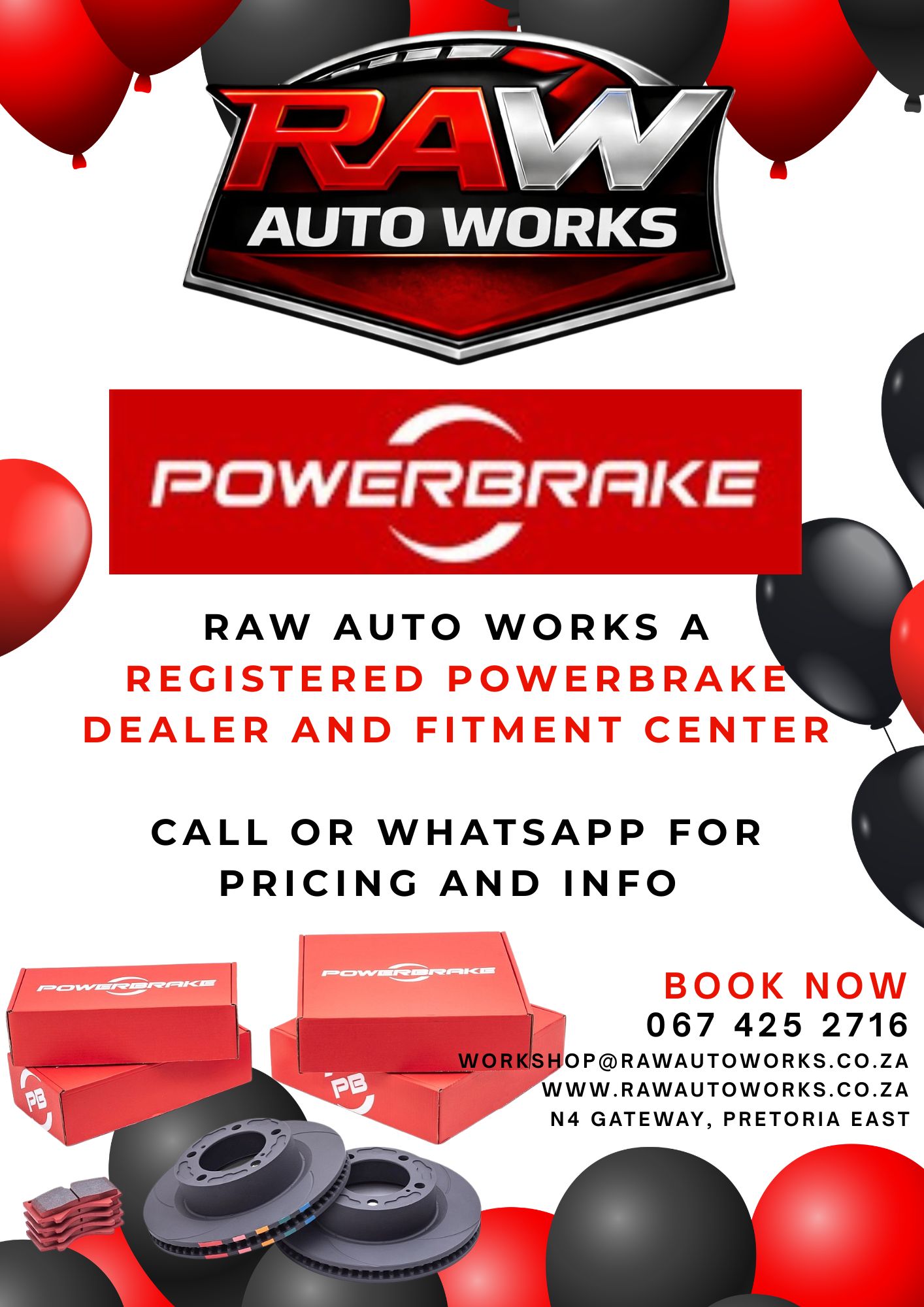 RAW Auto Works promotional offer 5