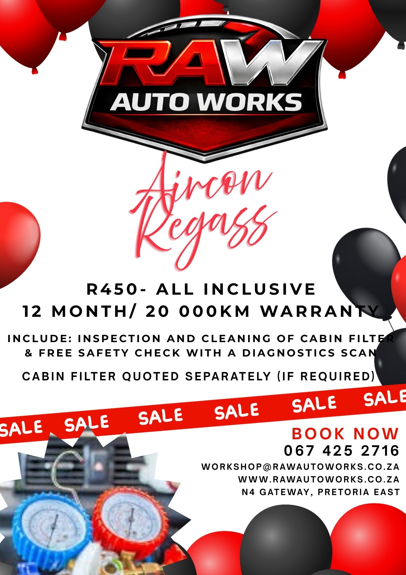 RAW Auto Works promotional offer 6