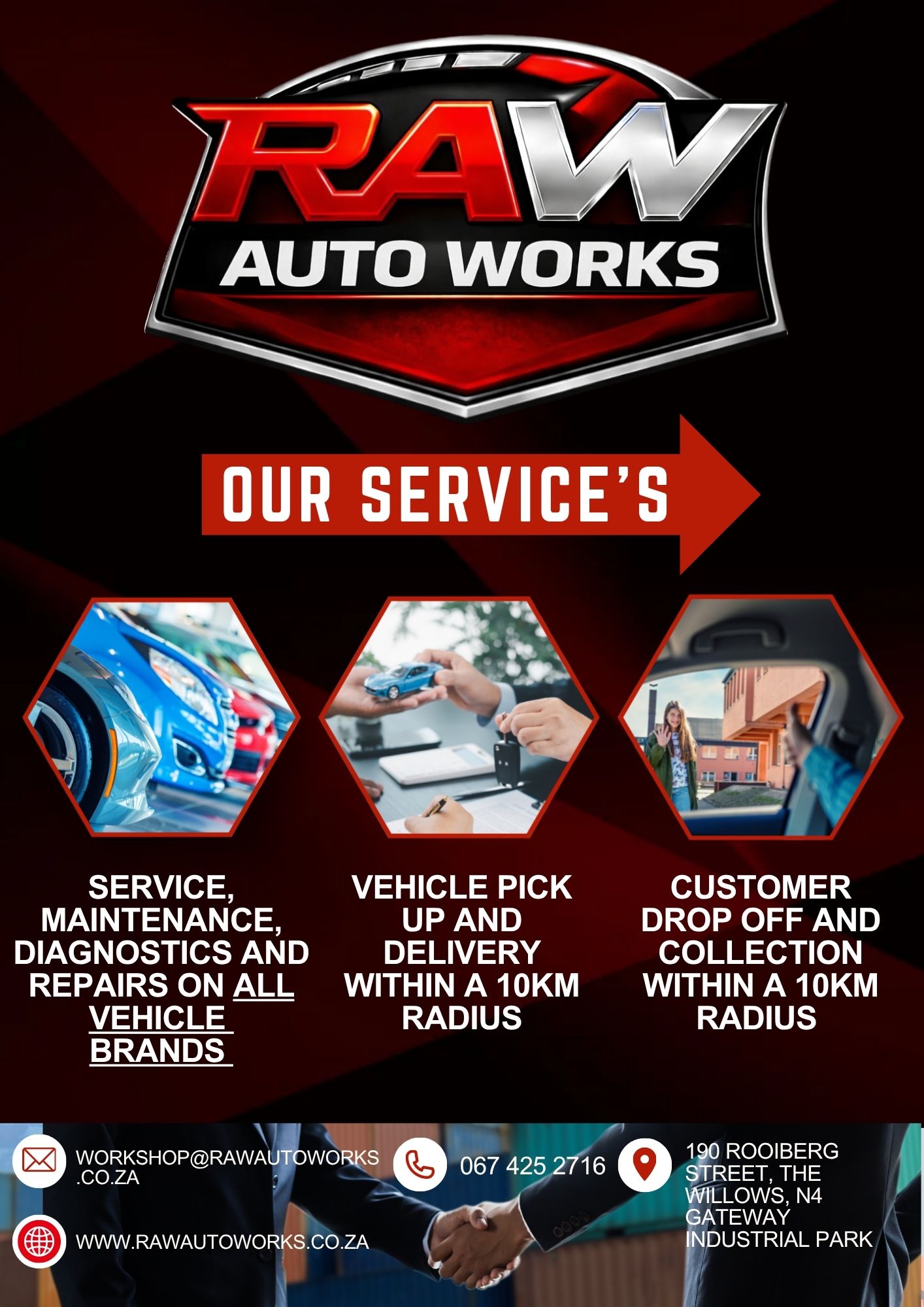 RAW Auto Works promotional offer 7